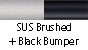 SUS Brushed & Black Bumper