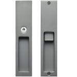 Recessed handle integrated with Cylinder lock 38mm-50mm