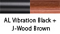 AL Vibration Black & J-Wood Brown