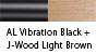 AL Vibration Black & J-Wood Light Brown