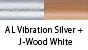AL Vibration Silver & J-Wood White