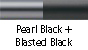 Blasted Black & Pearl Black