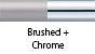 Brushed & Chrome