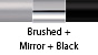 Brushed & Mirror & Black