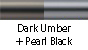 Dark Umber & Pearl Black
