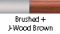 J-Wood Brown & Brushed