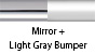 Mirror & Light Gray Bumper