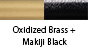 Oxidized Brass & Makiji Black