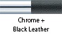 Chrome & Black Leather