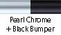 Pearl Chrome & Black Bumper