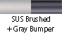 SUS Brushed & Gray Bumper
